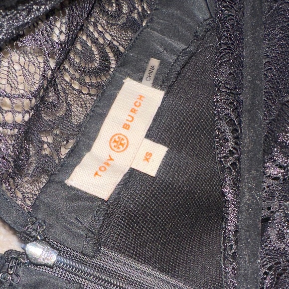 Tory Burch Elegant Black Lace Dress Fits Beautifully - Picture 5 of 5